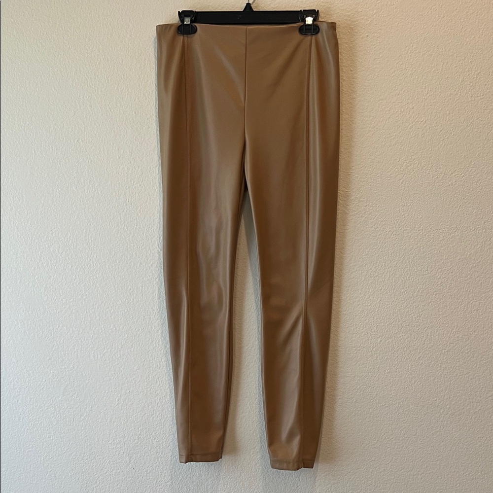 NICOLE MILLER faux leather leggings